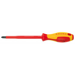 Отвертка для винтов с крестообразным шлицем 212 mm 1000V VDE Knipex