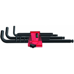 Набор Г-образных ключей, метрических, BlackLaser, 950 PKL BM N, 9 предметов, Wera