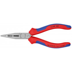 Плоскогубцы для монтажа проводов черненые, 160 mm Knipex
