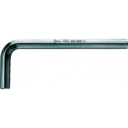Ключ Г-образный, 950, метрический, хромированный, Hex-Plus, 2.0 mm Wera