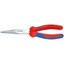 Круглогубцы плоские с режущими кромками хромированные 200 mm Knipex