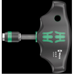Ручка поперечная с патроном Rapidaptor, 1/4 дюйм x 45 mm, Wera