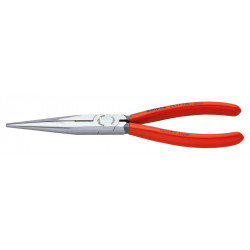 Круглогубцы плоские с режущими кромками черненые, черного цвета 200 mm Knipex