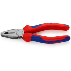 Плоскогубцы комбинированные черненые, 160mm Knipex