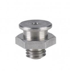Плоская пресс-масленка M1, Ø 16 mm, G 1/4''-VA-SK-SW 17-RK, Edelstahl Pressol