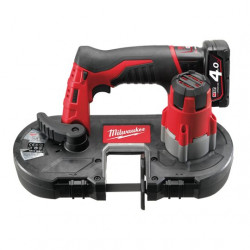 Аккумуляторная ленточная пила Milwaukee M12 BS-402C (Li-Ion4Ач) 12В, 0-85 об/мин