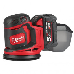 Аккумуляторная эксцентриковая шлифмашина Milwaukee M18 BOS125-502B (Li-Ion5Ач) 18В