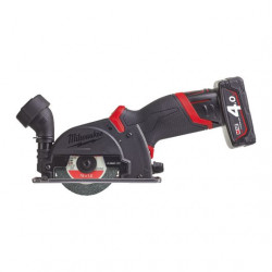 Аккумуляторная отрезная машина Milwaukee M12 FCOT-422X FUEL (Li-Ion2/4Ач) 12В