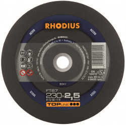 Диск отрезной по стали FT 67 180x2,5x22,23 Rhodius (25 шт/уп)