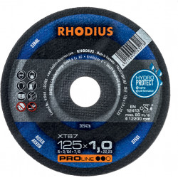 Диск отрезной по стали XT 67 125x1,5x22,23 Rhodius (50 шт/уп)