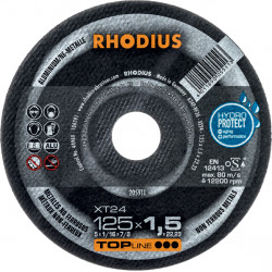 Диск отрезной тонкий  по алюминию XT 24 180x1,5x22,23 Rhodius (25 шт/уп)