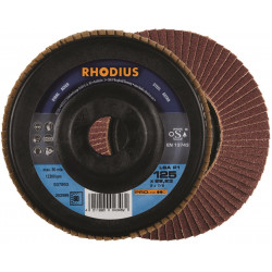 Диск лепестковый шлифовальный по металлу LSA P1 125x22,23 120 Rhodius (10 шт/уп)