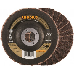Диск лепестковый шлифовальный по металлу VLS 125x22,23 coore грубый Rhodius (10 шт/уп)