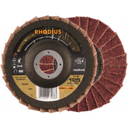Диск лепестковый шлифовальный по металлу VLS 125x22,23 medium средний Rhodius (10 шт/уп)