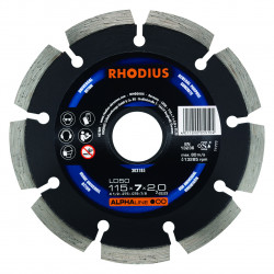 Диск алмазный сегмент LD 50 115x7,0x2,0x22,23 Rhodius