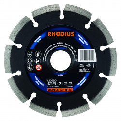 Диск алмазный сегмент LD 50 125x7,0x2,2x22,23 Rhodius