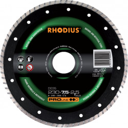 Диск алмазный турбо DG 35 230x7,5x2,5x22,23 Rhodius
