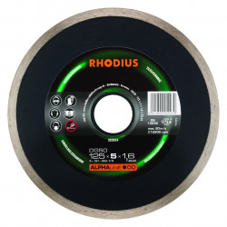 Диск алмазный сплошной DG 50 125x5x1,6x22,23 Rhodius
