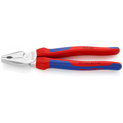 Плоскогубцы комбинированные особой мощности хромированные, 225mm Knipex