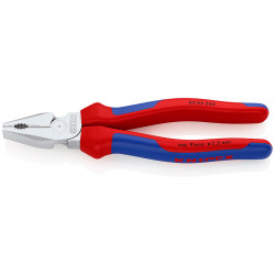 Плоскогубцы комбинированные особой мощности хромированные, 180mm Knipex