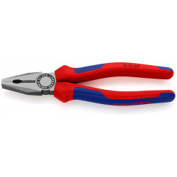 Плоскогубцы комбинированные черненые, 200mm Knipex