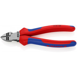 Кусачки боковые для удаления изоляции черненые, 160 mm Knipex