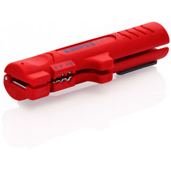 Инструмент для снятия оболочки с плоского и круглого кабеля 125 mm Knipex