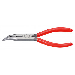 Круглогубцы плоские с режущими кромками черненые, черного цвета 160 mm Knipex