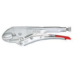 Клещи зажимные оцинкованные, глянцевая поверхность 180 mm Knipex