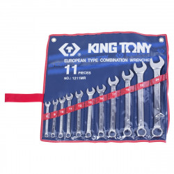 Набор комбинированных ключей, 8-24 мм, 11 предметов KING TONY