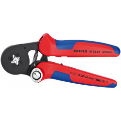 Инструмент самонастраивающийся для опрессовки контактных гильз 180 mm Knipex
