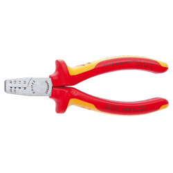 Инструмент для обжима контактных гильз 145 mm 1000V VDE  Knipex