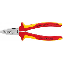 Инструмент для обжима контактных гильз 180 mm 1000V VDE  Knipex