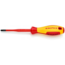 Отвёртка (тонкая) PlusMinus Phillips 212 mm 1000V VDE Knipex
