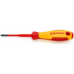 Отвёртка (тонкая) PlusMinus Pozidriv 187 mm 1000V VDE  Knipex