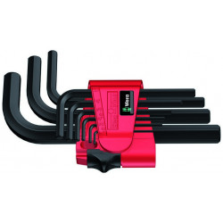 Набор Г-образных ключей, дюймовых, BlackLaser, 950/9 BM N, 9 предметов, Wera