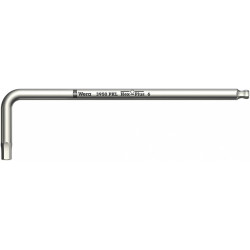 Ключ Г-образный, 3950 PKL, метрический, нержавеющая сталь, Hex-Plus, 6.0 mm, Wera
