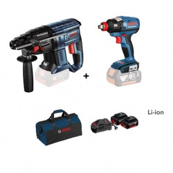 Аккумуляторный набор 18 В GDX 180-LI + GBH 180-LI + сумка Bosch