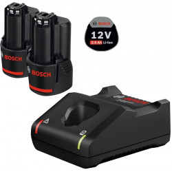 Аккумулятор Li-ion 2 x 12 В, 2,0 Ач + 1 x GAL 12V-40 Bosch