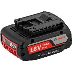 Аккумулятор Li-ion 18 В, 2,0 Ач (БЕСПРОВОДНАЯ СИСТЕМА ЗАРЯДКИ) Bosch