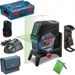 Лазерный нивелир GCL 2-50 CG + RM 2 (12 V) + потолочная клипса + L-Boxx Bosch
