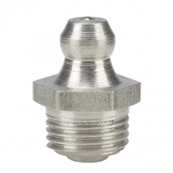 Пресс-масленка Н1, прямая G 1/8'', VA, SK, SW 11 mm, нержавеющая сталь Pressol