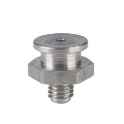 Плоская пресс-масленкаl M1,  Ø 16 mm, M 8 x 1-VA-SK-SW 17-RK, Edelstahl Pressol