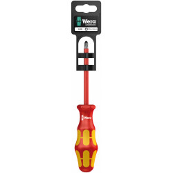 Изолированная крестовая отвертка, PZ 1x80 mm 165 i PZ SB VDE Wera