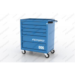 Тележка инструментальная с 6 ящиками Ferrum