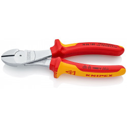 Бокорезы особой мощности VDE, хром,L-180мм, Knipex