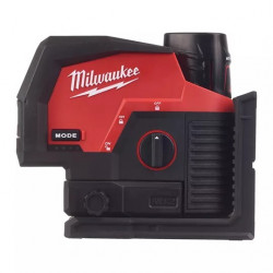 Акк. линейно-точечный лазерный нивелир M12 CLLP-301C (Li-Ion 3Ач) Milwaukee