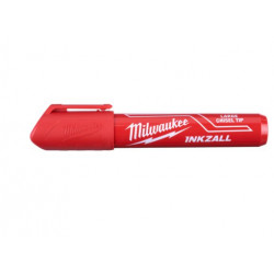 Маркер INKZALL для стройплощадки большой красный (5шт) Milwaukee