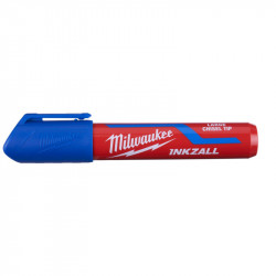 Маркер INKZALL для стройплощадки большой синий (5шт) Milwaukee