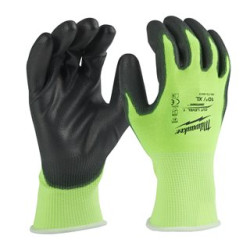 Перчатки защитные Hi-Vis Cut level (Хай Виз Кат Левел) 1/A, XL/10 Milwaukee